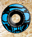 BONES WHEELS, OG Formula, 'Mummy Skulls', 53mm, V4, Wide, Blue, Black, 100A, Level Skateboards, Brighton, Local Skate Shop, Independent, Skater owned and run, south coast, Level Skate Park.