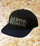 Baker Skateboard Co, Spike, Snapback, Cap, Black, Navy, OSFA, Level Skateboards, Brighton, Local Skate Shop, Independent, Skater owned and run, south coast, Level Skate Park.