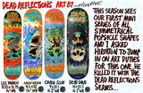 Heroin Skateboards, Craig Questions, ‘Reflections’, Deck, 9″, Blue, Level Skateboards, Brighton, Local Skate Shop, Independent, Skater owned and run, south coast, Level Skate Park.