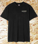 Independent, ITC, Stained, T-Shirt, Black, Level Skateboards, Brighton, Local Skate Shop, Independent, Skater owned and run, south coast, Level Skate Park.