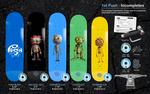 Push Skateboards, Rag Doll Guy, FP, Incomplete, 8.0", Black, Level Skateboards, Brighton, Local Skate Shop, Independent, Skater owned and run, south coast, Level Skate Park.