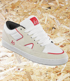 éS, Skateboarding, Sophisto, Skate Shoes, White, Cream, Level Skateboards, Brighton, Local Skate Shop, Independent, Skater owned and run, south coast, Level Skate Park.